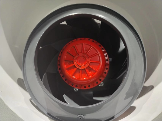 fan 0.30kW centrifuge arrière avec la roue à aubes courte de Ring AL Alloy d'admission