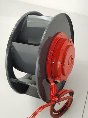 fan 0.30kW centrifuge arrière avec la roue à aubes courte de Ring AL Alloy d'admission