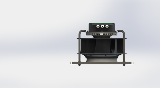 Résistance à haute température de 60°C IP54 avec lame de 250 mm EC Fan