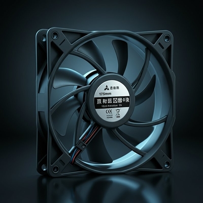 Puissance de la lame 175 mm 102W résistance à haute température de 60°C EC ventilateur axiale