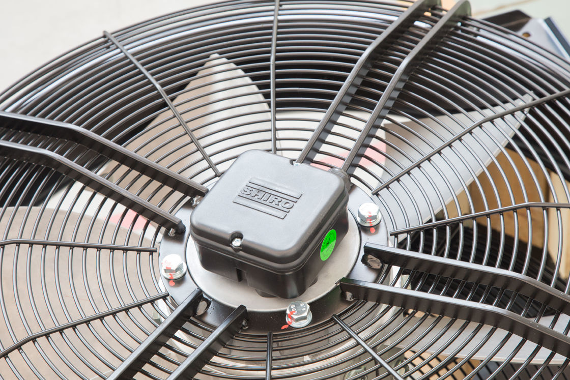 8500m3/H feuille axiale de roue à aubes en métal d'Al-alliage de fan de rotor externe de Polonais monophasé six